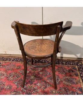 Le village de 58 brocanteurs - Fauteuil de bureau FISCHEL en bois courbéflag