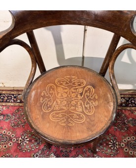 Le village de 58 brocanteurs - Fauteuil de bureau FISCHEL en bois courbéflag