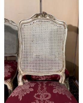Le village de 58 brocanteurs -  Vitrine Venitienne en bois peint