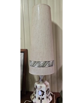 Le village de 58 brocanteurs - Trés grande lampe / lampadaire céramique époque Art Déco