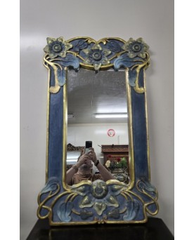 Le village de 58 brocanteurs - Miroir style art Nouveau d'aprés les réalisations de Mucha