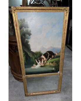 Le village de 58 brocanteurs - Grand miroir trumeau époque napoléon III