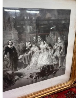 Le village de 58 brocanteurs - Buffet époque Empire en noyer