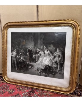 Le village de 58 brocanteurs - Buffet époque Empire en noyer
