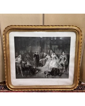 Le village de 58 brocanteurs - Buffet époque Empire en noyer